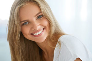 Cosmetic Dentistry Beaumont TX, blond woman smiling